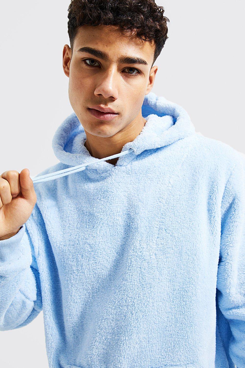 Mens pale clearance blue sweatshirt